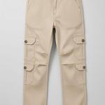Boys Cotton Cargo Pants | Soft Relaxed Fit Casual Trousers with 8 Pockets | Stylish Everyday Bottom Wear