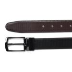 PU Leather Reversible Belt For Men Black T