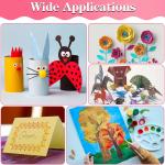 A4 100 Coloured Sheets (10 Sheets each color) Copy Printing/Art and Craft Paper Double Sided ColouredOffice Stationery Children's Day Gift