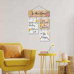 Home Decorative Wall Art MDF Wooden Wall Hanger for Living Room