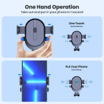 New Universal Car Bracket Gravity Auto Phone Holder Car Air Vent Clip Mount Mobile Phone Holder Cell Phone Stand For All Phones